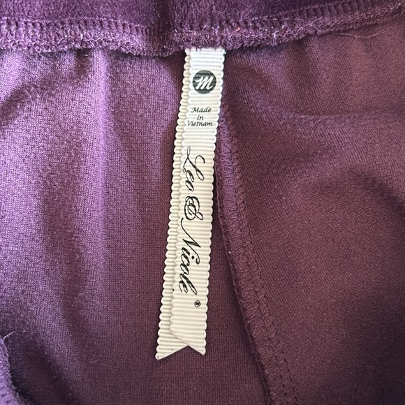 Leo & Nicole Y2K Style Purple Velvet Tracksuit - Picture 11 of 16